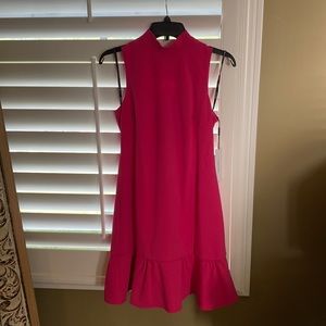 NWT - Calvin Klein - Pink crepe sleeveless shift dress size 6